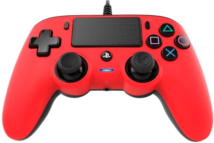 Геймпад Nacon проводной игровой для PlayStation 4 Red