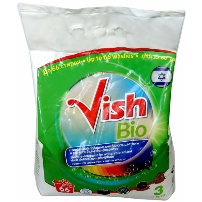 Стиральный порошок Vish Bio, универсальный, 3 кг