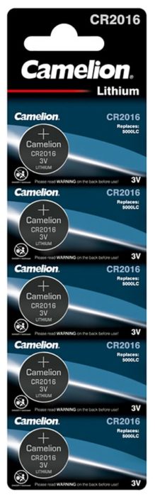 Батарейки Camelion Lithium CR2016 5шт
