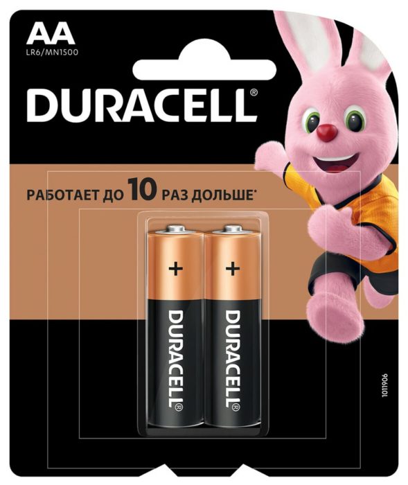 Батарейки Duracell Basic Plus AA 2шт