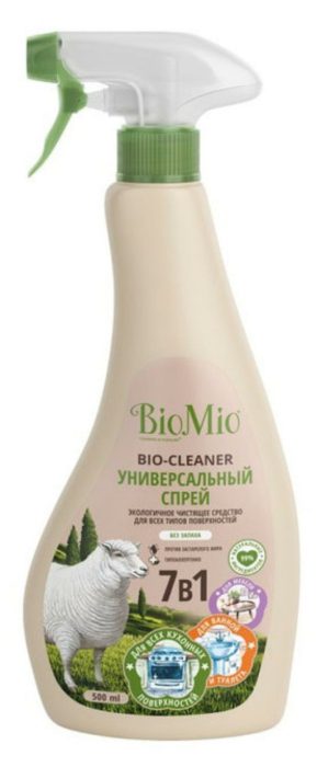 Чистящее средство BioMio Экологичное гиппоаллергенное универсальное 7в1 без запаха, 500 мл