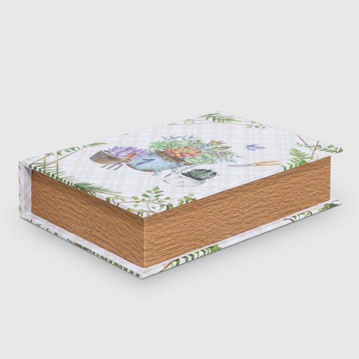 Коробка-книга Fuzhou star Сад разноцветная 30,2х21,7х6,8 см