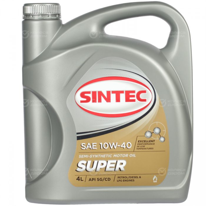Sintec Моторное масло Super 10W-40, 4 л