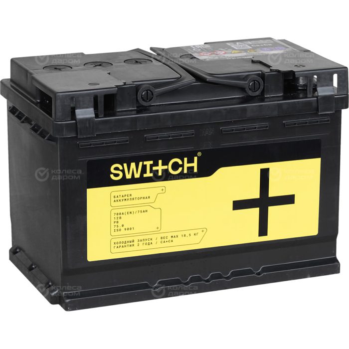 Switch Автомобильный аккумулятор 75 Ач обратная полярность L3