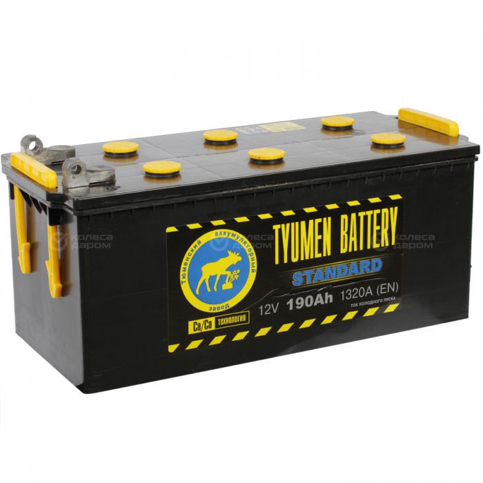 Tyumen Battery Грузовой аккумулятор "Tyumen Грузовые" Standard 190Ач п/п вывод под болт