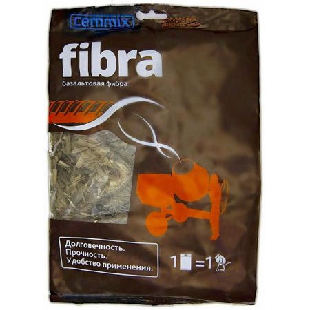 Фибра базальтовая CemFibra R пакет 200 г