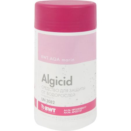 Жидкий концентрированный альцигид BWT AQA Marin Algicid, 1 л, борьба с водорослями, плесенью и грибком, средство для бассейна
