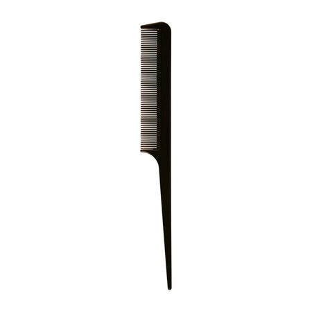 Гребень для волос Lei пластиковый 024, черный, 220х25 мм