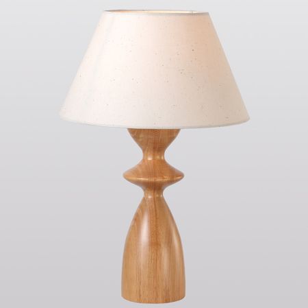 Лампа настольная с элементами дерева  Lucia tucci NATURA T190.1