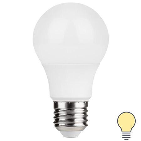 Лампа светодиодная Lexman E27 170-240 В 7 Вт груша матовая 600 лм теплый белый свет