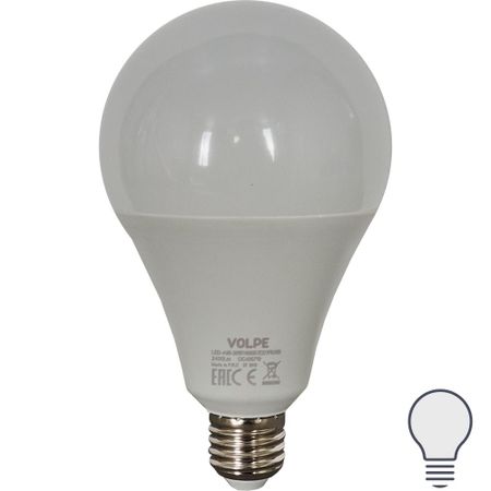 Лампа светодиодная Volpe Norma E27 220 В 30 Вт груша 2400 лм, белый свет
