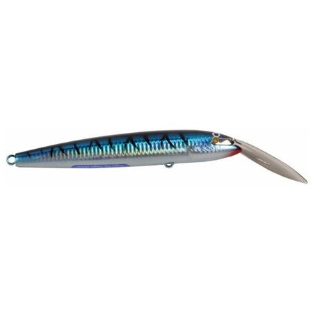 Воблер погружной Blue Marlin Troll 140 мм 34 г тонущий 1-10 м для ловли хищника на троллинг в пресной и соленой воде, цвет Синий