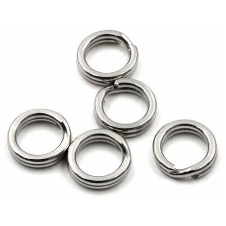 Заводное кольцо Namazu RING-A, цв. Cr, р. 4 , test-23 кг /2000/3000/1000/1500/