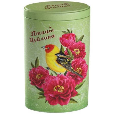 Чай чёрный Птицы Цейлона Pekoe, жестяная банка, 75 г