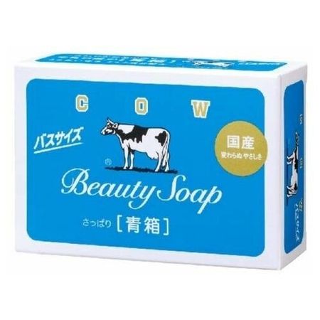 Cow Молочное освежающее туалетное мыло с прохладным ароматом жасмина Beauty soap 130 г