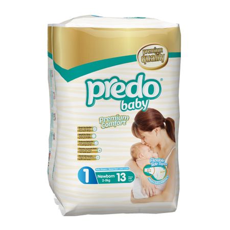 Набор подгузников Predo Baby №1 2-5кг 13 шт