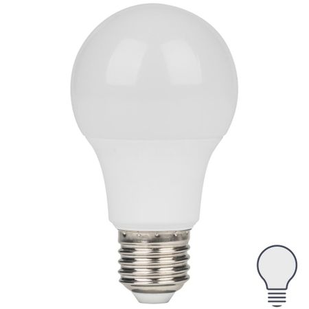 Лампа светодиодная Lexman E27 170-240 В 8.5 Вт груша матовая 750 лм нейтральный белый свет