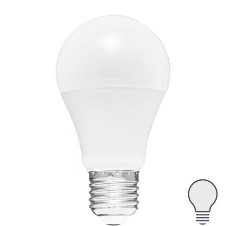 Лампа светодиодная Uniel E27 175-250 В 9 Вт груша матовая 800 лм, холодный белый свет