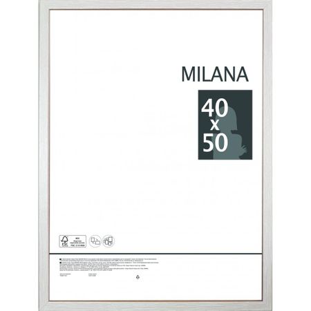 Рамка Milana, 40x50 см, цвет беленый дуб
