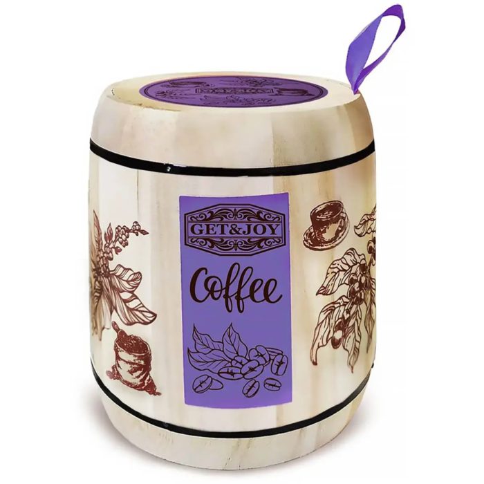 Кофе молотый Get&Joy Бразилия, фиолетовый бочонок, 150 г
