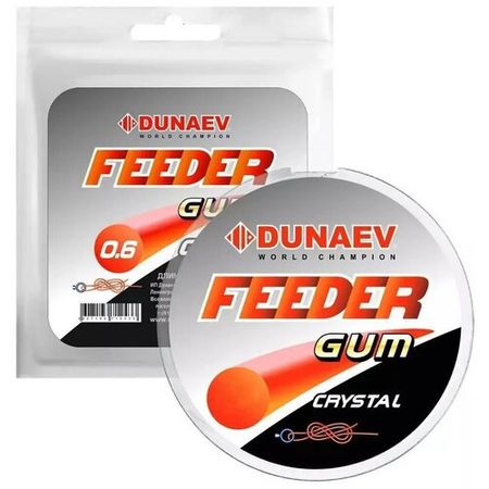 Резина для фидерной оснастки Dunaev Feeder Gum Black 0.6mm