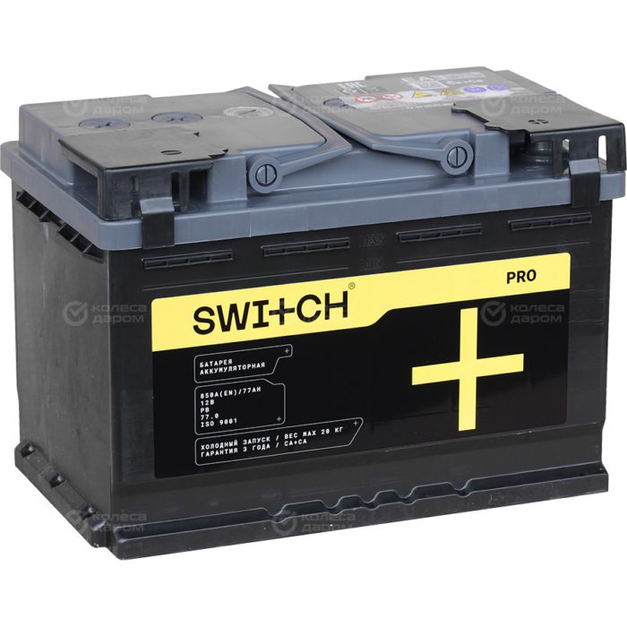 Switch Автомобильный аккумулятор 77 Ач обратная полярность L3