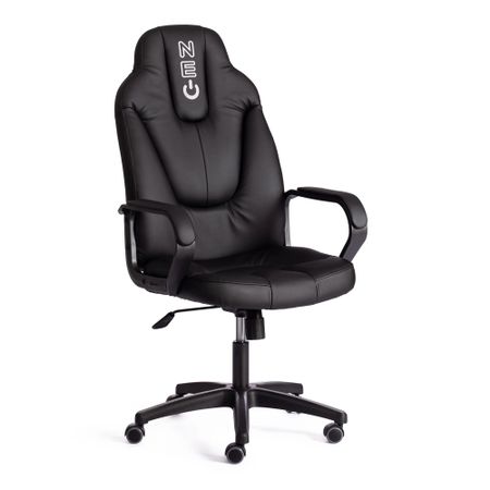Кресло компьютерное TC Neo искусственная кожа чёрное 64х49х122 см