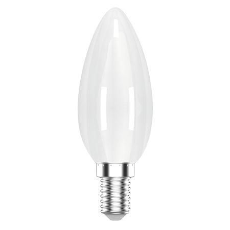 Лампа Gauss Basic Filament Свеча 4,5W 380lm 2700К Е14 milky LED 1/10/50
