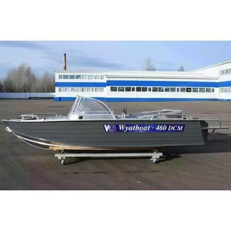 Моторная лодка Wyatboat-460 DCM/ Алюминиевый катер/ Лодки Wyatboat