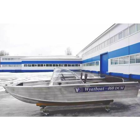 Моторная лодка Wyatboat-460 DCM NEW/ Алюминиевый катер/ Лодки Wyatboat
