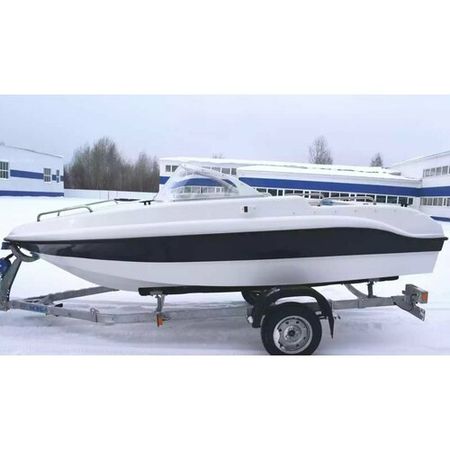 Стеклопластиковая лодка Neman-450/Стеклопластиковый катер/Лодки Wyatboat/ NEMAN-450
