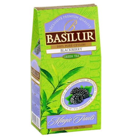 Чай зеленый Basilur Волшебные фрукты "Ежевика", 100 г