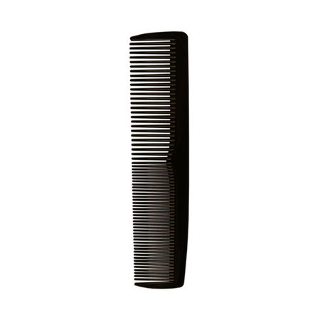 Гребень для волос Lei пластиковый 017, черный, 130х30 мм