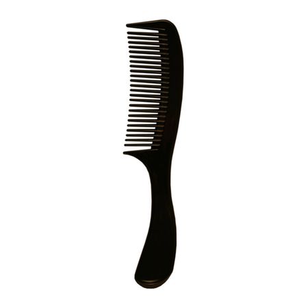 Гребень для волос Lei пластиковый 021, черный, 220х45 мм