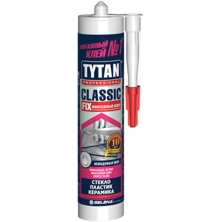 Клей монтажный Tytan Classic Fix, 280 мл, прозрачный