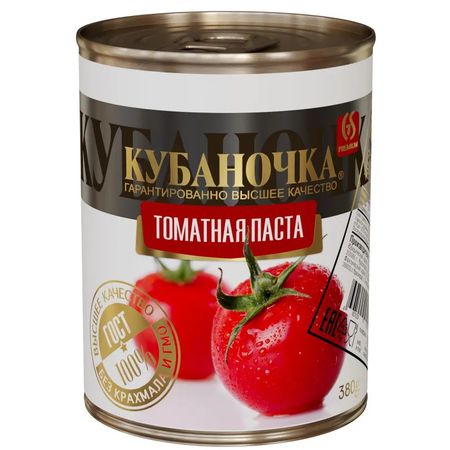 Паста Кубаночка томатная 380 г
