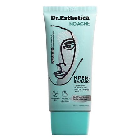 Крем-баланс Dr. Esthetica No acne adults 50 мл