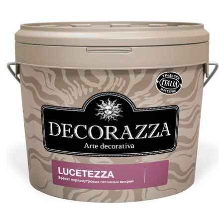 Декоративная краска Decorazza lucetezza база oro 5.0кг