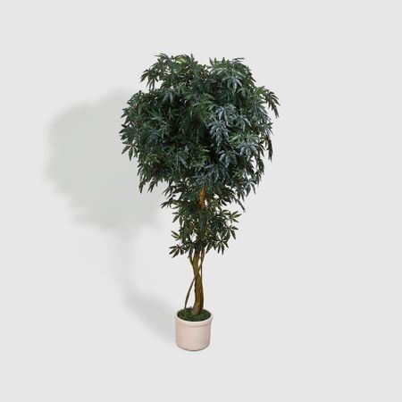 Дерево Конэко-О искусственное зеленое с толстым стеблем