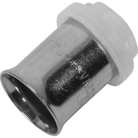 Гильза для пресс-фитинга Valtec, 16 мм, никелированная латунь VTm.290.N.000016