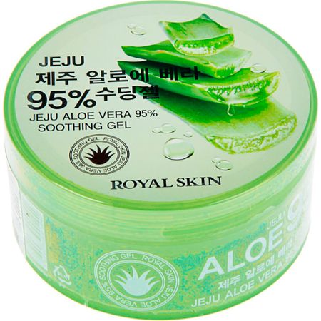 Многофункциональный гель для лица и тела Royal Skin С 95% содержанием Aloe 300 мл