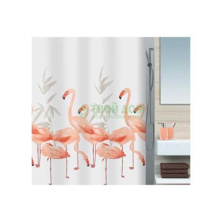 Штора для ванной комнаты Spirella Flamingo 1016355