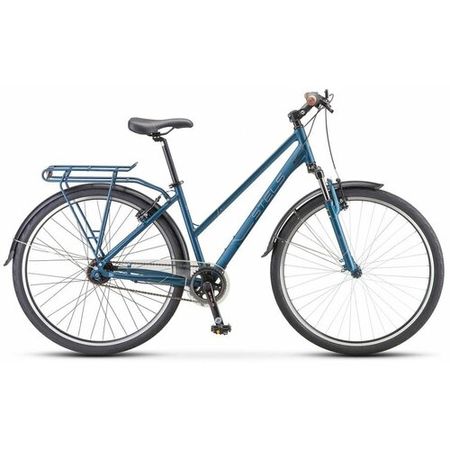Велосипед женский Stels Navigator 28" 830 Lady V010 синий 5 скоростей рама 15,7" LU095876