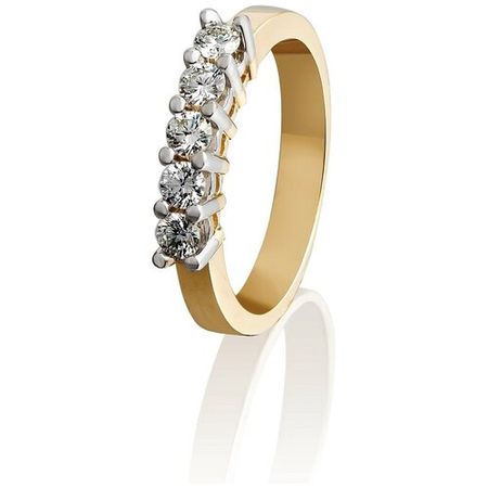Кольцо Гатамов из золота с бриллиантами 0,5 карат