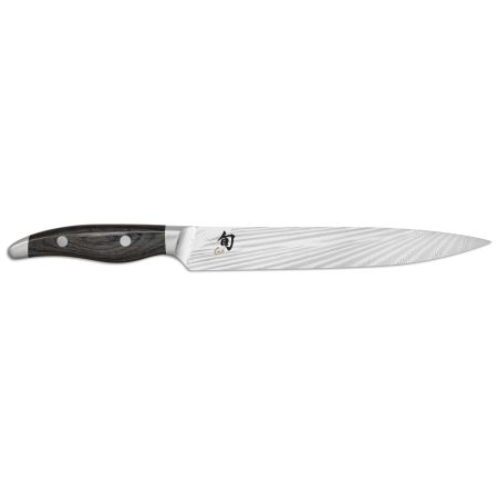 Нож для нарезки KAI Шан Нагарэ 23 см, дамасская сталь 72 слоя