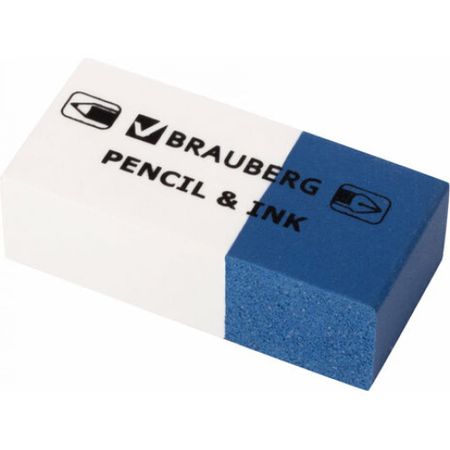 Ластик для ручки и карандаша BRAUBERG PENCIL INK