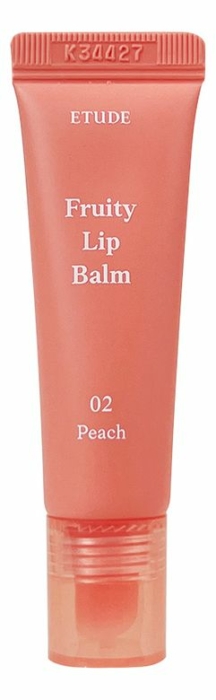 Бальзам для губ с ароматом персика Fruity Lip Balm No02 Peach 10г