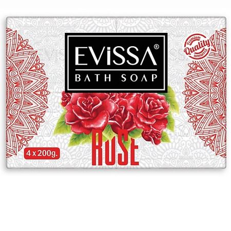 EVISSA Банное мыло Rose