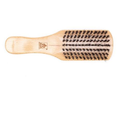 Щетка для укладки волос и бороды Dewal Barber Style, натуральная щетина, 7-рядная CO-28