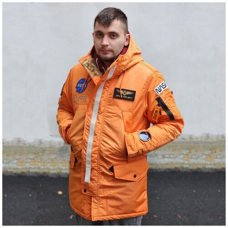 Куртка мужская Nord Denali Space orange/silver, 3XL